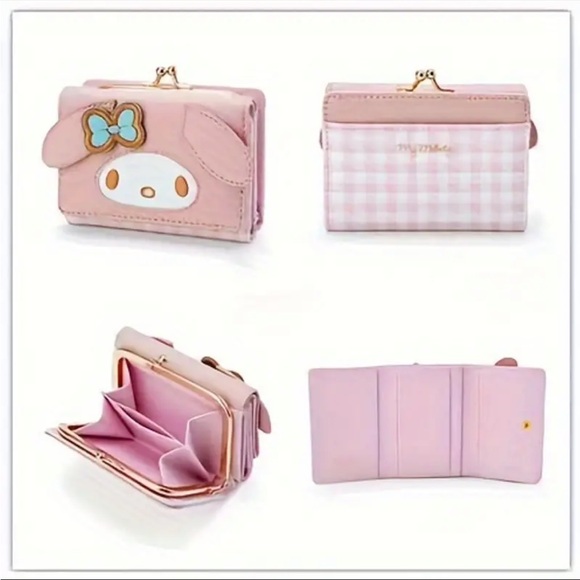 🆕 Hello Kitty, Kuromi and My Melody Wallet Coin Purse Snap Closure - NIB - Picture 5 of 11